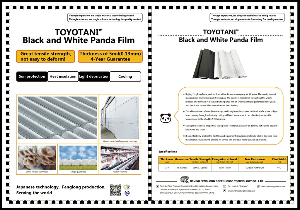 TOYOTANI™ Black and White Panda Film is available now